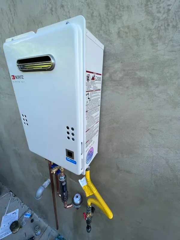Tankless water heater installation for Harleston Village homes